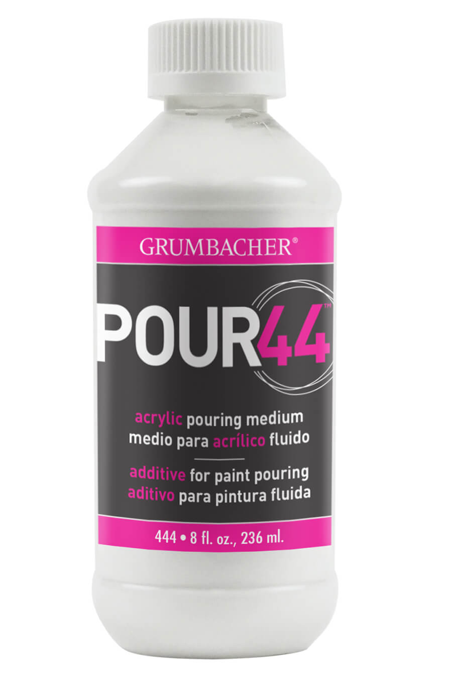 Grumbacher Pour44 Medium, Acrylic Pouring Medium, 946 ML
