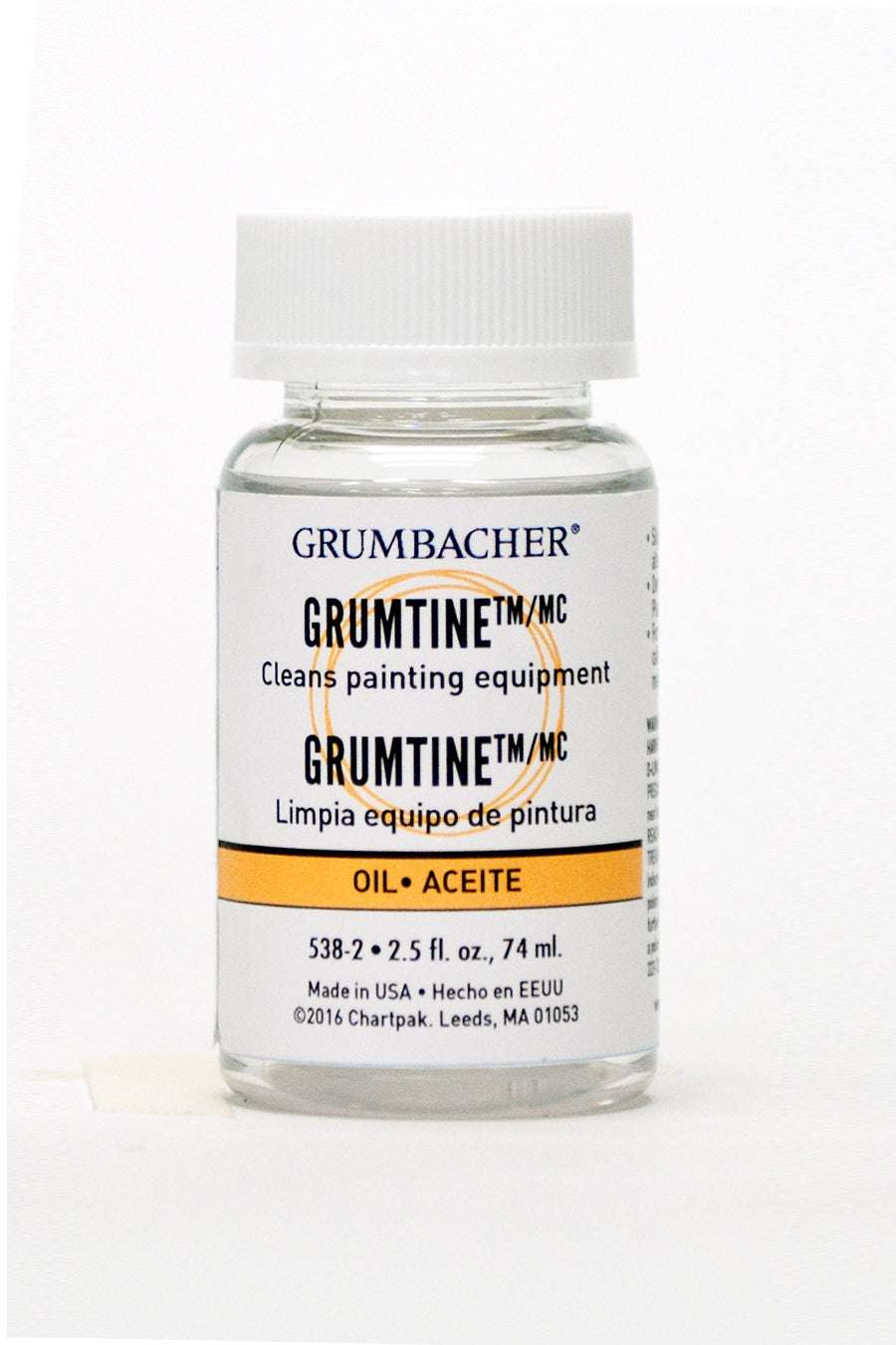 Grumbacher Turpentine, 2 oz.