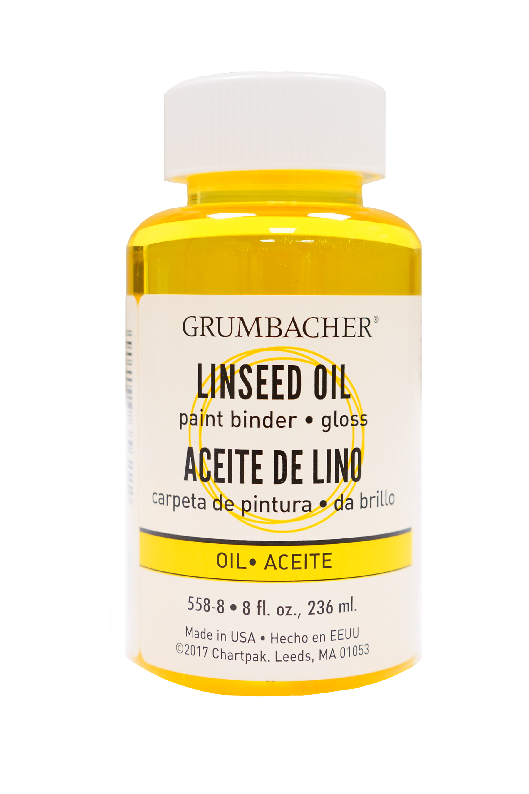 Linseed Oil, 8 oz. - Grumbacher Art